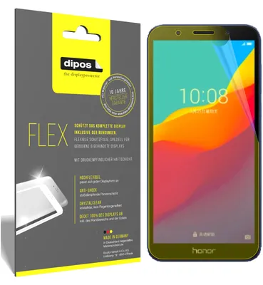 Produktbild von 3x Schutzfolie für Honor 7 play Folie, 100% Displayabdeckung, dipos Flex
