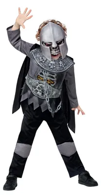Productafbeelding van Luxe skeletridder kostuum voor kinderen