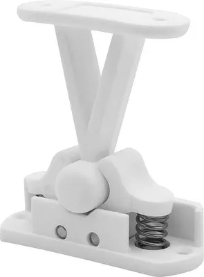 Image de Support de serrure en plastique pour caravanes et tentes.