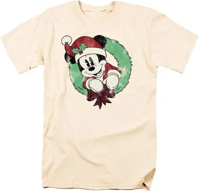 Image de Disney - T-shirt pour homme - design de Noël TV4334 (XXL) (Naturel)