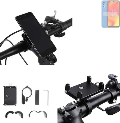 Produktbild von K-S-Trade Handyhalterung für das Fahrrad kompatibel mit Lava Blaze Pro Halter Lenkstange Fahrradhalterung Motorrad Bike Mount Befestigung Smartphone