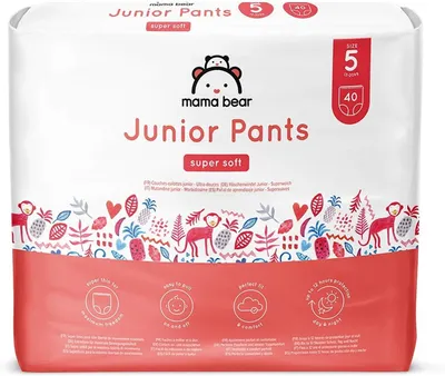 Produktbild von Mama Bear - 80 Höschenwindeln Junior - Größe 5 (13-20kg)