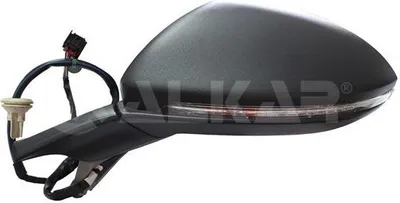 Image de ALKAR 6125138 Rétroviseur extérieur gauche pour VW Golf VII à hayon (5G1, BQ1, BE1, BE2) Chauffant Asphérique Électrique