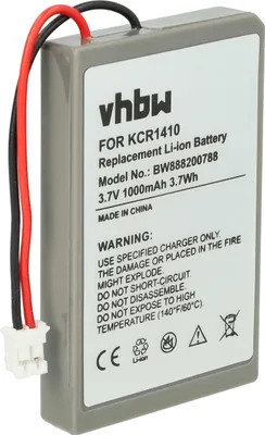 Produktbild von vhbw Akku kompatibel mit Sony CUH-ZCT1E, CUH-ZCT1H, CUH-ZCT1, CUH-ZCT1U, CUH-ZCT1J, CUH-ZCT1K, CUH-ZCT1M Controller (1000 mAh, 3,7 V, Li-Ion)
