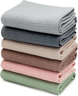 Produktbild von Küchentücher 45 x 65 cm, 6 Stück, Baumwolle, Waffelstruktur, für Küche