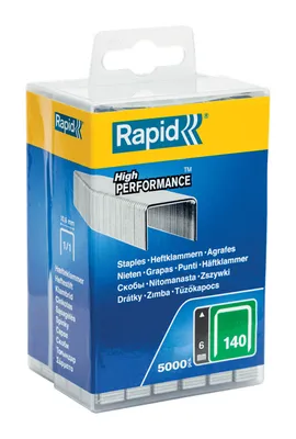 Imagen del producto de Rapid Tools 40303088 Rapid Flachdrahtklammern Typ 140, 6 mm, Großpackung