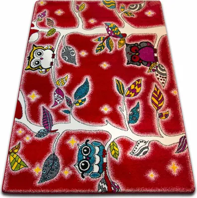 Produktbild von Teppich KIDS Wald rot C427 rot 160x220 cm