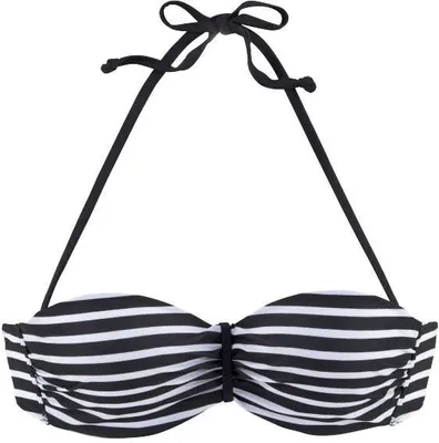 Produktbild von Venice Beach Bügel-Bandeau-Top white-black 40B