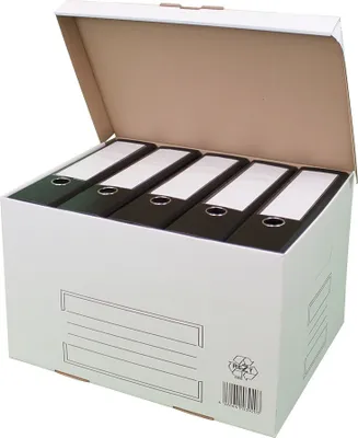 Produktbild von Archivcontainer mit Klappdeckel, weiß - Kaufland - 20 Stück