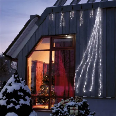 Produktbild von Hellum Wasserfall-Lichterkette LED für Außen L:6m; 565430