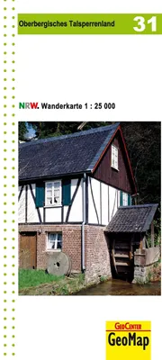 Obrázek produktu pro NRW-Wanderkarte 31. Oberbergisches Talsperrenland 1 : 25.000