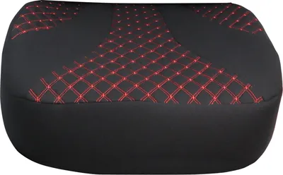 Produktbild von 2 Sitzauflagen für Land Rover Freelander 2 in Schwarz/Rote Naht (OT-PL402)