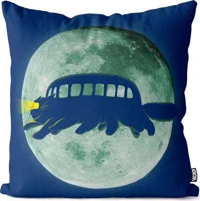 Produktbild von VOID Nekobus Kissenbezug Kissenhülle Polyester wasserfest Outdoor stop neko nachbar tonari no