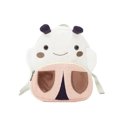 Immagine prodotto di Crochetts Bianco Rosa 24 x 18 x 6 cm Zaino scuola Coccinella