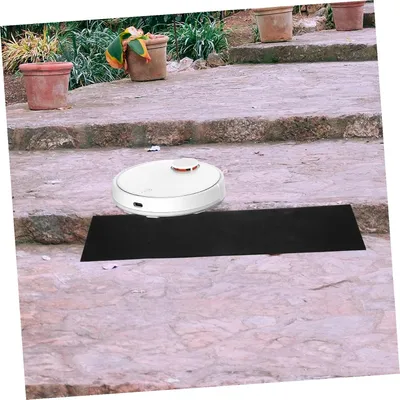 Produktbild von Gummischwellenrampe für Kehrroboter Kleine Rampe aus Gummi für Türschwellen Innen für Haus Büro und Eingang