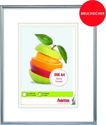 Produktbild von Hama 00061782, Einzelbilderrahmen, Polystyrene, Silber, 50 x 70 cm, 700 mm, 1000 mm