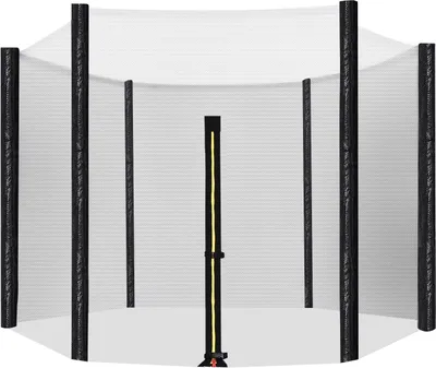 Produktbild von SONGMICS ochranná síť pro trampolínu Ø 244 cm 6 tyčí náhradní síť kulatá ochranná síť pro zahradní trampolínu STN8FT