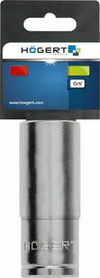 Produktbild von Högert Technik Sechskantsteckschlüssel 1/2“, 27 mm, lang, CrV, HT1A277