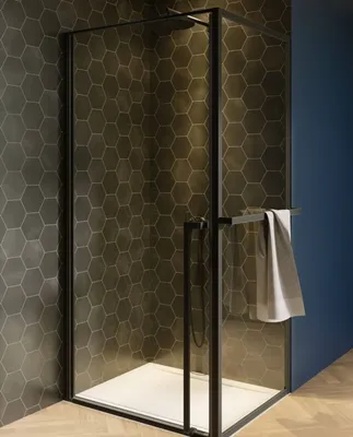 Immagine prodotto di Cabina doccia Riho Lucid GD201 80x80x200 cm colore telaio nero GD208B080