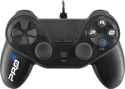Image de SUBSONIC by SUPERDRIVE Manette de jeu PRO4 CÂBLÉE NOIRE/ PS4/ PS3/ PC