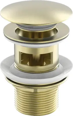 Produktbild von Jungborn Ablaufventil 1 1/4 Zoll passend zu OMEGA, LAMBDA und IOTA gold matt