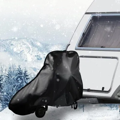 Image de Housse imperméable grande taille pour timon, destinée à l'attelage anti-lacets