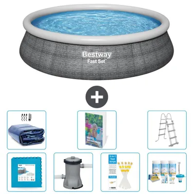 Produktbild von Bestway Fast Set Rund - 457x107 cm - 8-teilig  S362