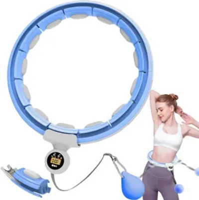 Produktbild von Hula-Hoop-Reifen Smart Hula Hoop, Smart Fitness Reifen fällt Nicht, 16 bewegliche und verstellbare, verwendet für Anfänger, Fitness und training
