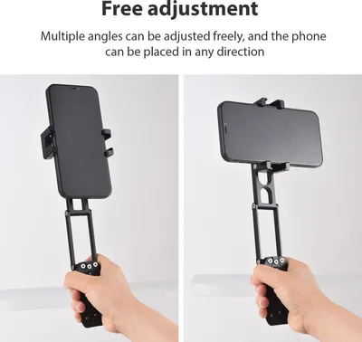 Obrázek produktu pro Multifunkční stolní držák telefonu, skládací stojan na telefon, nastavitelný držák telefonu, svorka na telefon jako náhrada za telefony Android řady iPhone 15/14/13/12