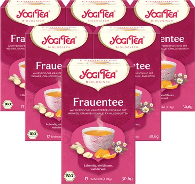 Produktbild von 6 x  YOGI TEA Frauentee | 6 x 30,6g