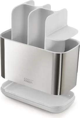 Zdjęcie produktu dla Joseph Joseph 70531, Wolnostojący uchwyt na szczoteczki do zębów, Stal, Stal nierdzewna, Stół, 95 mm, 95 mm