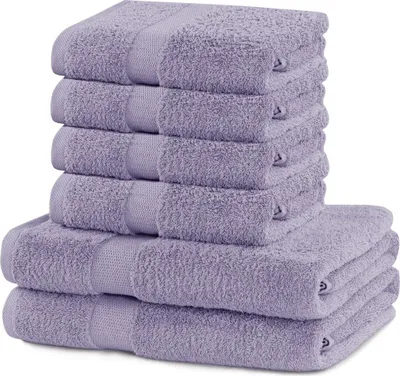 Zdjęcie produktu dla Ręczniki Kapielowe Bawełna J. fioletowy 2*70x140 + 4*50x100 DecoKing