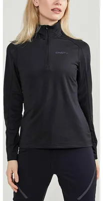 Productafbeelding van Craft Gain Midlayer Longsleeve Dames - Zwart | Maat: XL