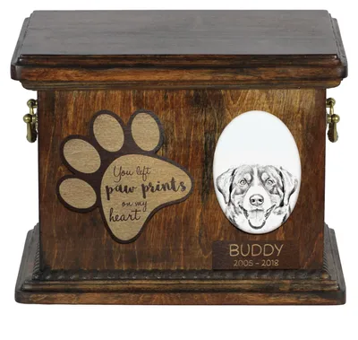 Immagine prodotto di Cane da pastore dell'Entlebuch - Urna a forma di cane, urna personalizzata con foto, urna con foto del cane del marchio Art-Dog