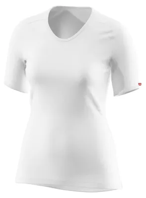 Imagen del producto de Loeffler Transtex Warm, camiseta de manga corta para mujer, color blanco, talla 34