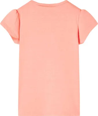 Produktbild von vidaXL Kinder-T-Shirt Korallenrosa 104