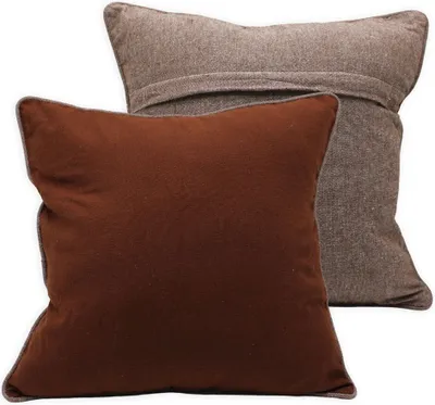 Obrázek produktu pro Home Elements Povlak na polštář, čokoládová a režná