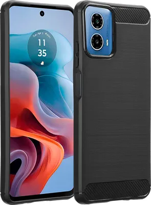 Produktbild von imoshion Brushed Back Cover Motorola Moto G34 - Schwarz