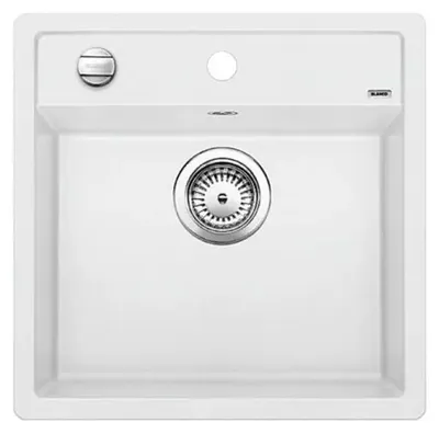 Produktbild von BLANCO Dalago 5, Weiß, 1 Becken, 445 x 350 mm, 8,89 cm (3.5"), 515 mm, 510 mm