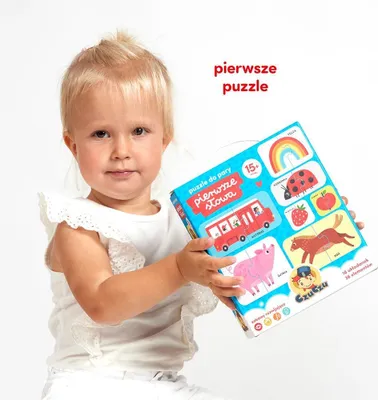 Zdjęcie produktu dla Puzzle Dwuelementowe Pierwsze Słowa CzuCzu