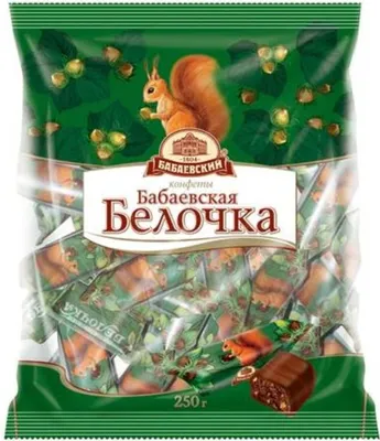 Produktbild von Russische Schokopralinen "Babayevsky" Belotschka 200g, Белочка "Бабаевский"
