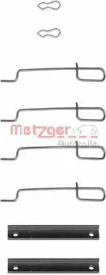 Produktbild von METZGER 109-0992 Zubehörsatz Scheibenbremsbelag Vorne passend für PEUGEOT 205 II (20A/C) 205 I Cabriolet (741B, 20D) 205 I (741A/C) 309 II (3C, 3A)