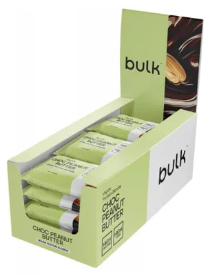 Produktbild von Bulk Vegan Protein Brownie (12x60g) Choc Peanut Butter - Riegel - Protein-Riegel