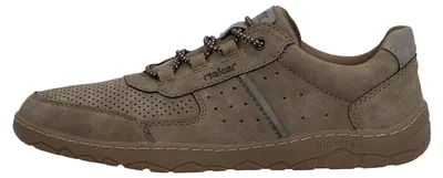 Produktbild von Rieker Herren Slipper Lochmuster Halbschuh Gummizug 08351, Größe:45 EU, Farbe:Beige