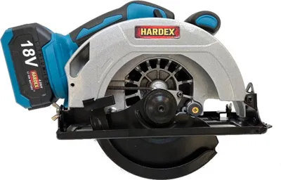 Zdjęcie produktu dla HARDEX Piła tarczowa bezszczotkowa 185 mm 2 x aku 4.0 Ah