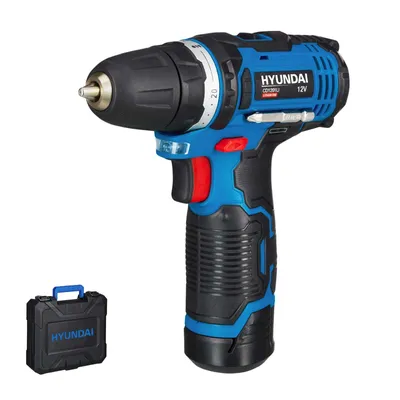 Produktbild von HYUNDAI Akku-Bohrschrauber CD1201LI SET (12V, 1300 U/min, 1 x 2.0Ah Akku, Ladegerät)