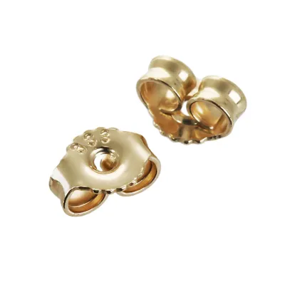 Produktbild von 1 Paar 333 8 Karat Gelbgold 4,2mm Gegenstecker Butterfly Verschluss