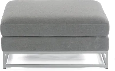 Produktbild von Sonnenpartner Unique Lounge-Hocker mit Kissen anthrazit Loungesessel Sunbrella