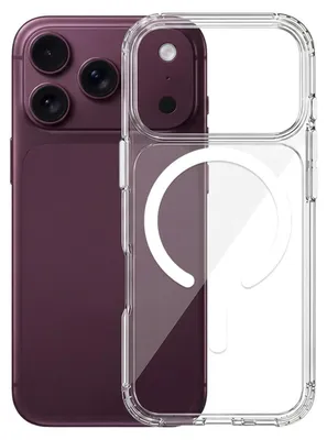 Produktbild von Handy Hülle für Apple iPhone 18 Pro Max Handyhülle mit Magnetring Case Cover Bumper Backcover Schutzhülle Magnethülle Farbe: Transparent