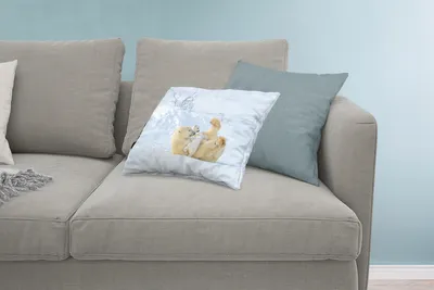 Produktbild von MuchoWow® Zierkissen Sofakissen Wohnzimmer Dekokissen 60x40 cm Eisbär - Schnee - Tiere - Kopfkissen - Polster mit Foto